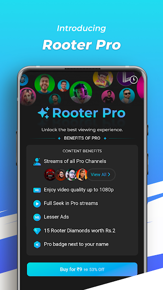 Rooter: Watch Gaming & Esports 7.4.7 APK + Мод (Unlimited money) за Android