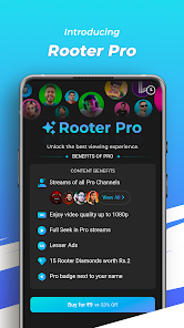 Rooter: Watch Gaming & Esports 7.4.7 APK + Mod (Unlimited money) for Android