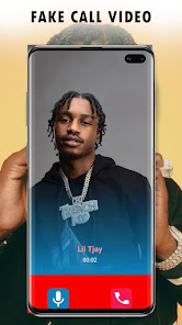 Captura de Pantalla 4 Lil Tjay Fake Video Call Prank android