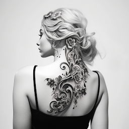 Immagine dell'icona Black & White Tattoos Designs