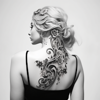 Black & White Tattoos Designs