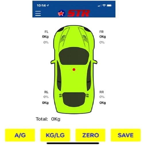 Android application STR RACING PRODUCTS App Scales screenshort