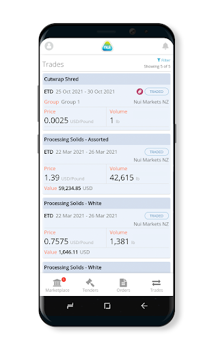 Nui Markets Screen 3