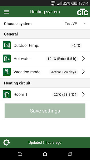 Android application CTC Connect screenshort