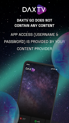 Android application DAXTV GO screenshort