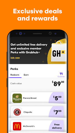 Grubhub: Local Food Delivery & Restaurant Takeout 2021.43 screenshots 3