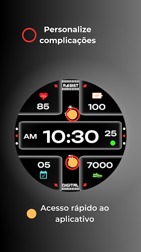 Android application Block Time 22 Watch Face screenshort
