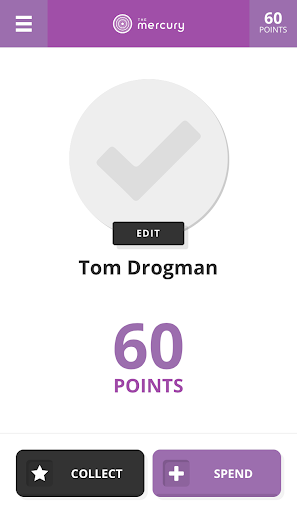 The Mercury Smart Rewards Screen 2
