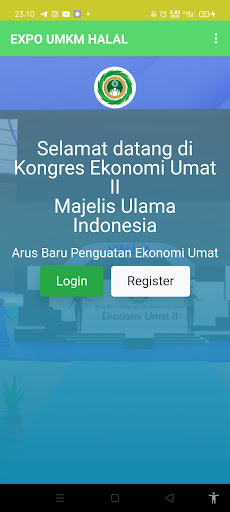 Android application EXPO UMKM HALAL screenshort