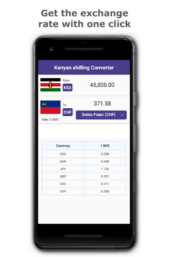 Kenyan Shilling Converter Screen 2