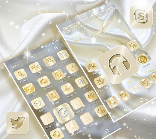 Silk Milky White Theme Screen 3