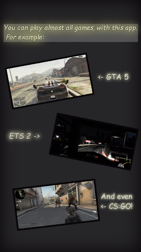 Android application Steering wheel screenshort