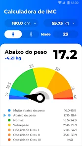 IMC Calculadora - Peso Ideal – Apps no Google Play