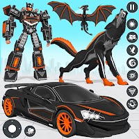 Wolf Robot Car Transform Game