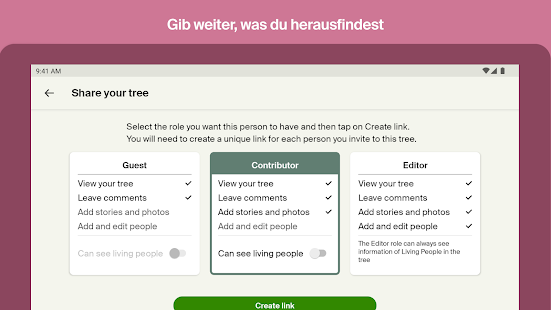 Ancestry: Familie und DNA Screenshot