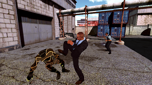Screenshot 6 Black superhero Fighting game  android