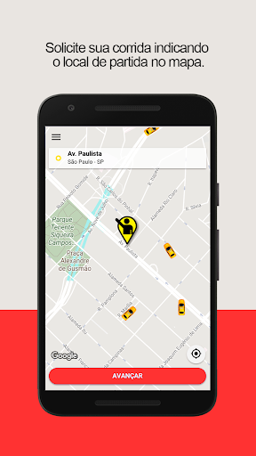 Android application Táxi Coopernit screenshort