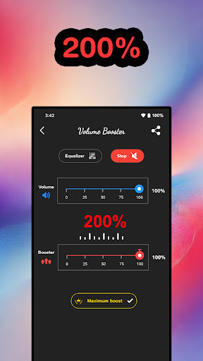 Volume Booster : Sound Booster Screenshot 1 - AppWisp.com