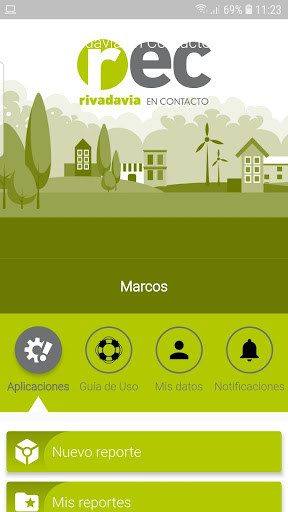 Android application REC - Rivadavia en Contacto screenshort