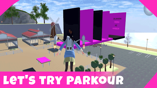 Parkour Props ID Sakura School 1.0 APK + Мод (Unlimited money) за Android