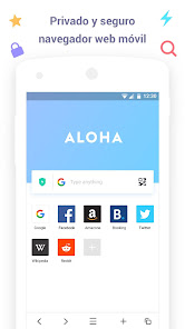 Captura 1 Aloha Browser Lite: VPN gratis android