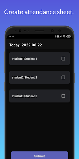 Attendance Screen 2