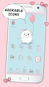 Download Cute Cat Launcher  v1.13 APK (MOD,Premium Unlocked) FREE FOR ANDROID 5