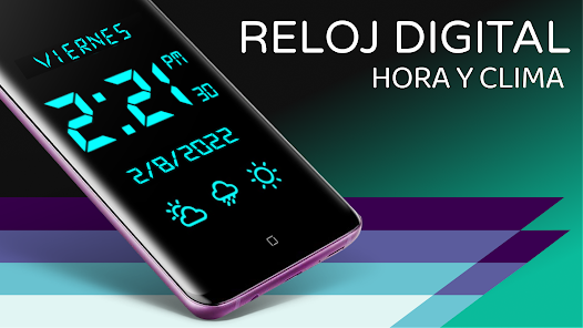 Reloj Digital y Clima - Aplicaciones en Google Play