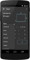 screenshot of Steel Weight Calculator