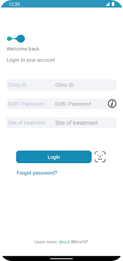 Android application iMineIVF screenshort