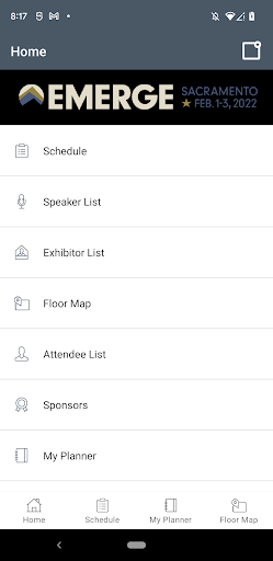 RCMA Events Screen 2
