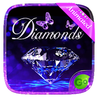 3D Diamonds GO Keyboard Animated Theme