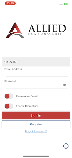 Android application Allied HOA screenshort