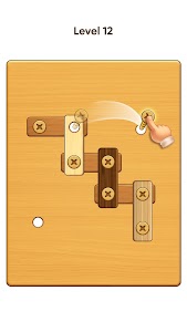 Nut & Bolt: Wood Screw Puzzle Unknown