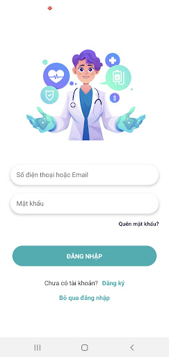 Android application HealthCares screenshort