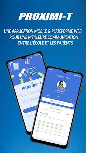 Android application PROXIMI-T screenshort