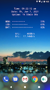 Android System Widgets Screenshot