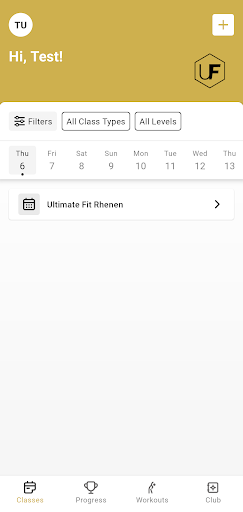 Android application UF Rhenen screenshort