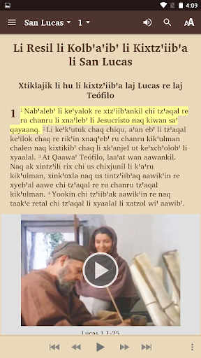Kekchi Bible (official orth) Screen 2