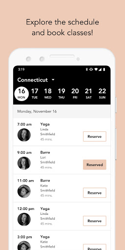 The Barre + Yoga Experience Screen 3