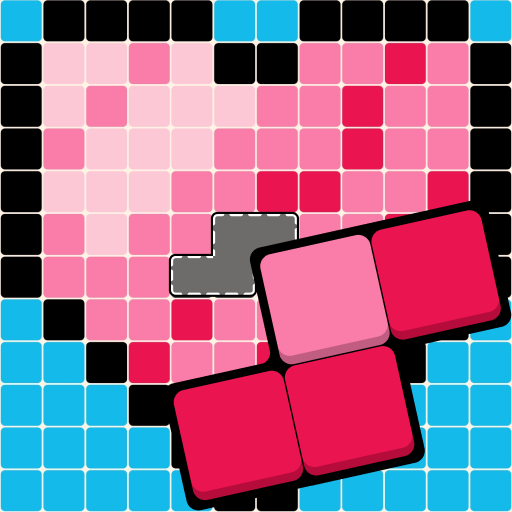 Pixel Puzzles - Brain Game Logo
