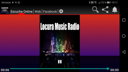 Locura Music Radio Screen 2