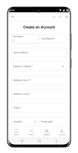 Android application The Lick screenshort