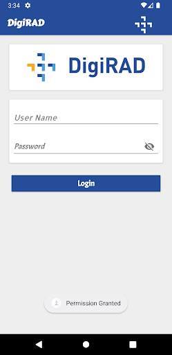 Android application DigiRAD screenshort