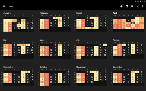Screenshot of Simple Calendar - Plan Easily