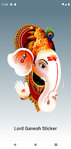 Android application Lord Ganesh Sticker screenshort