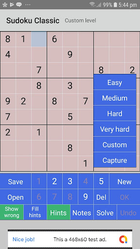Sudoku Classic Screen 2