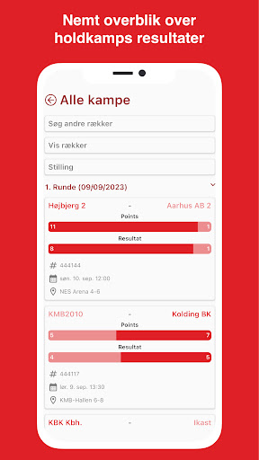 BadmintonPlayer+ Screen 2