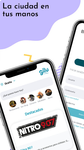 Android application gilu directorio screenshort
