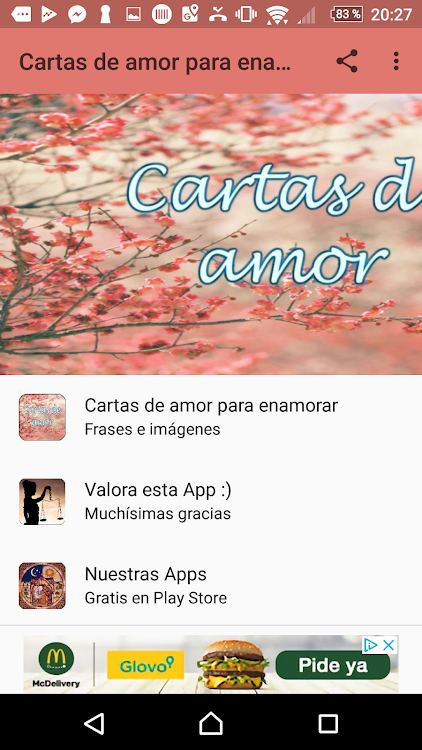Cartas de amor para enamorar - 1.0.0 - (Android)